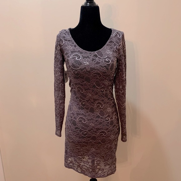 Talula Women’s Stretch Lace Dress Purple - Picture 1 of 5